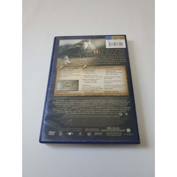 The Lord of the Rings: The Return of the King (DVD, 2004, 2-Disc Set Fullscreen - Picture 2 of 5